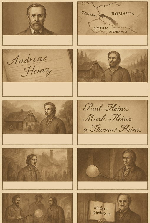 Story board videopříběhu rodu